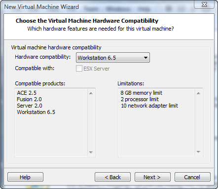 vmware virtual machine installed mac os x 10.5.5 for windows